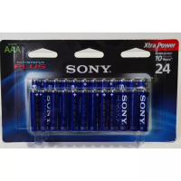 Sony Xtra Power Stamina Plus 24 Pack of AAA Alkaline Batteries