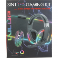 LVLUP 3-in-1 Gaming Kit with Mouse, Headset, and Mouse Pad