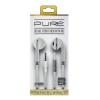 Sentry HM227 Pure Wired Earbuds w Inline Mic White