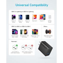 Like-New Anker 20W Dual Port Fast Charger - Black