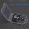 10 Pack of Transparent Plastic Case for micro SD and Full SD Cards