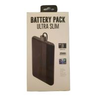 2500mAh Slim Wallet Sized Power Bank Battery Pack For iPhone, Samsung, Android