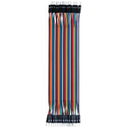 20cm Male to Male Dupont Jumper Wires 40pk