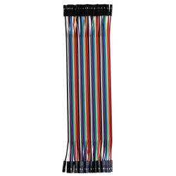 20cm Female to Female Dupont Jumper Wires 40pk