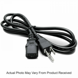 ~6ft 3 Prong Power Cable for Desktop Computers and Printers