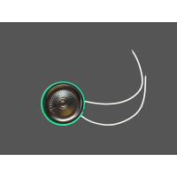 Wired Plastic Speaker 0.25W 8ohm
