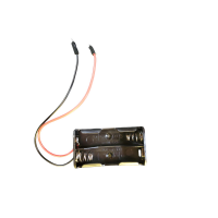 x2 AA Battery Holder with Male Dupont Jumpers