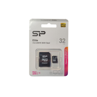 Silicon Power 32GB Micro SDHC Card with Adapter