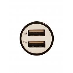 ESI Wireless Gear BL1901 Slim Dual Port Black Car Charger for Phones Tablets GPS