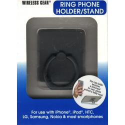 Wireless Gear Ring Phone Stand - Black