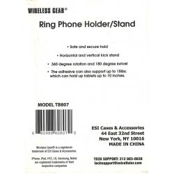 Wireless Gear Ring Phone Stand - Rose Gold