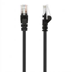 Snagless 50ft Black Onn Ethernet Cat6 Networking Cable