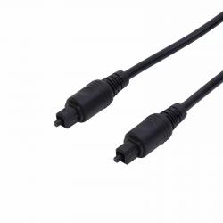 Onn Black Optical Cable 4FT For Sound Bars, TVs, Gaming Systems
