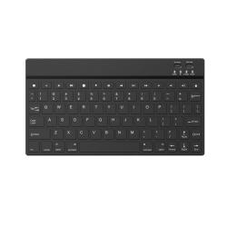 onn. Aluminum Bluetooth Wireless Keyboard for Apple & Samsung Tablets, Laptops and Smartphones