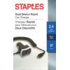 Staples 2.4A Dual Device Car Charger