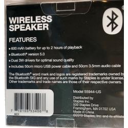 Tech Essentials Bluetooth Speaker - Black