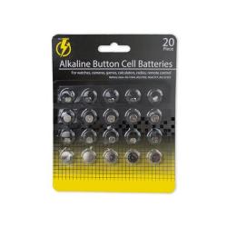 TechBoost Assorted Alkaline Button Cell Batteries