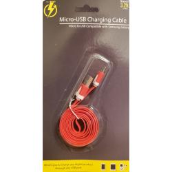 TechBoost Assorted 3.2' Micro-USB Charge & Sync Cable