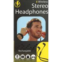 TechBoost Black Stereo Wireless Bluetooth Earbuds