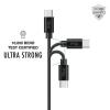 Charge-Only iHip 3 Foot Black PVC USB Type C Cable