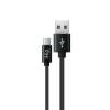 Charge-Only iHip 3 Foot Black PVC USB Type C Cable