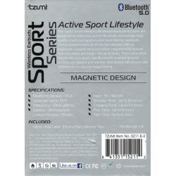 Tzumi 5211HD Bluetooth Sport Series Wireless Magnetic Earbuds Audio & Microphone