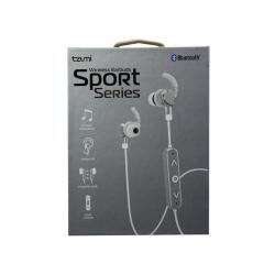 Tzumi Sport Series Bluetooth Earbuds in Silver