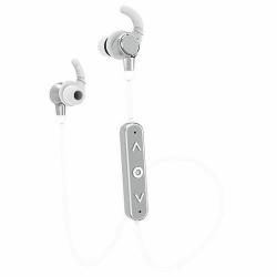 Tzumi Sport Series Bluetooth Earbuds in Silver