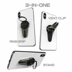 Tzumi FlipGrip 3 in 1 Phone Holder for Smartphones