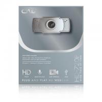 Cylo Metallic Silver 720p HD Webcam with Built-In Microphone