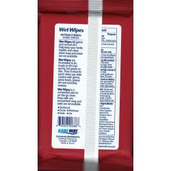 Pure-Aid Antibacterial Hand Wipes, 30ct