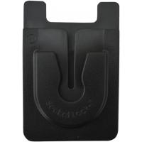 Lock-It Black Cardholder Wallet and Phone Grip Holder Phone Accessory