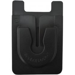 Lock-It Black Cardholder Wallet and Phone Grip Holder Phone Accessory