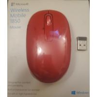 Microsoft Wireless Mobile Mouse 1850 - Red