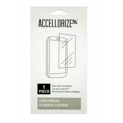 Accelorize 1pc Universal Plastic Screen Protector