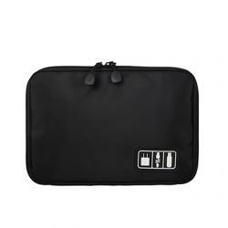 Electronic Accessories Bag Organizer, Black and Green