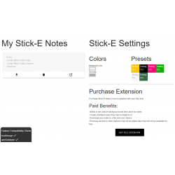 Stick-E Notes - Digital Sticky Notes for Google Chrome - Download Link